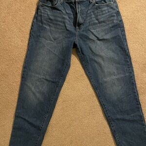 Lucky Brand Women's Dark Blue Ankle Jeans